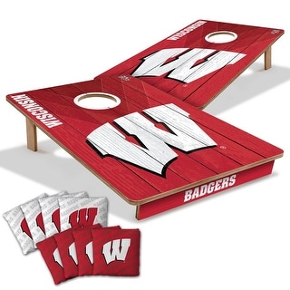 Wisconsin Badgers NCAA Tailgate Cornhole Board Set
