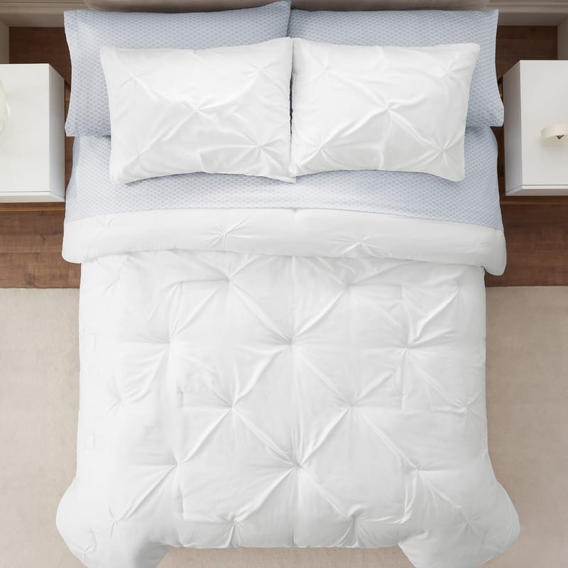 Serta Simply Clean Antimicrobial Pleated Bed in a Bag