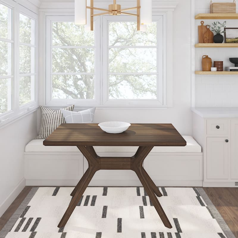 Plank and Beam Verso Rectangular Solid Wood Dining Table - 48"