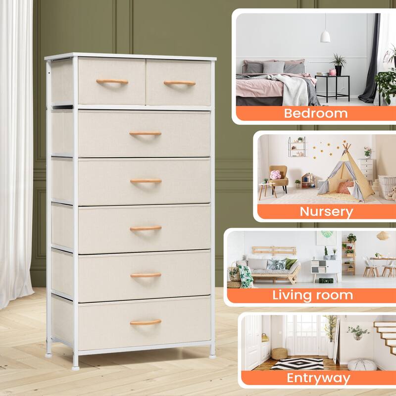 Pellebant 7-Drawer Storage Tower Organizer Chest Dresser