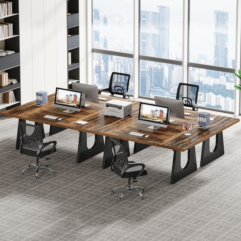 70.9 Inches Executive Desk Rectangular Computer Office Desk with Large Desktop
