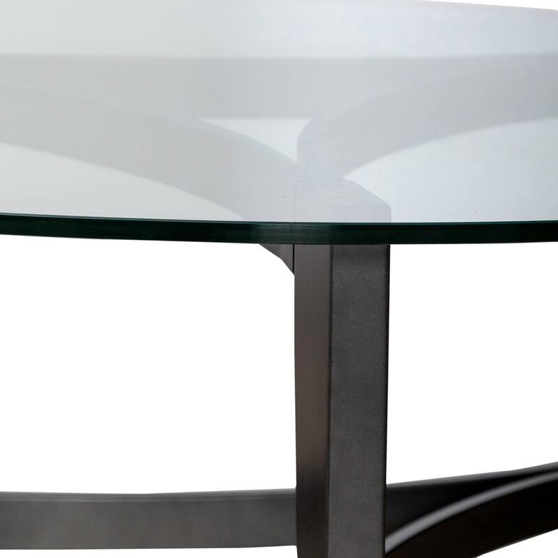 Liberty Furniture Capri Round Glass Cocktail Table, End Tables - Various Options