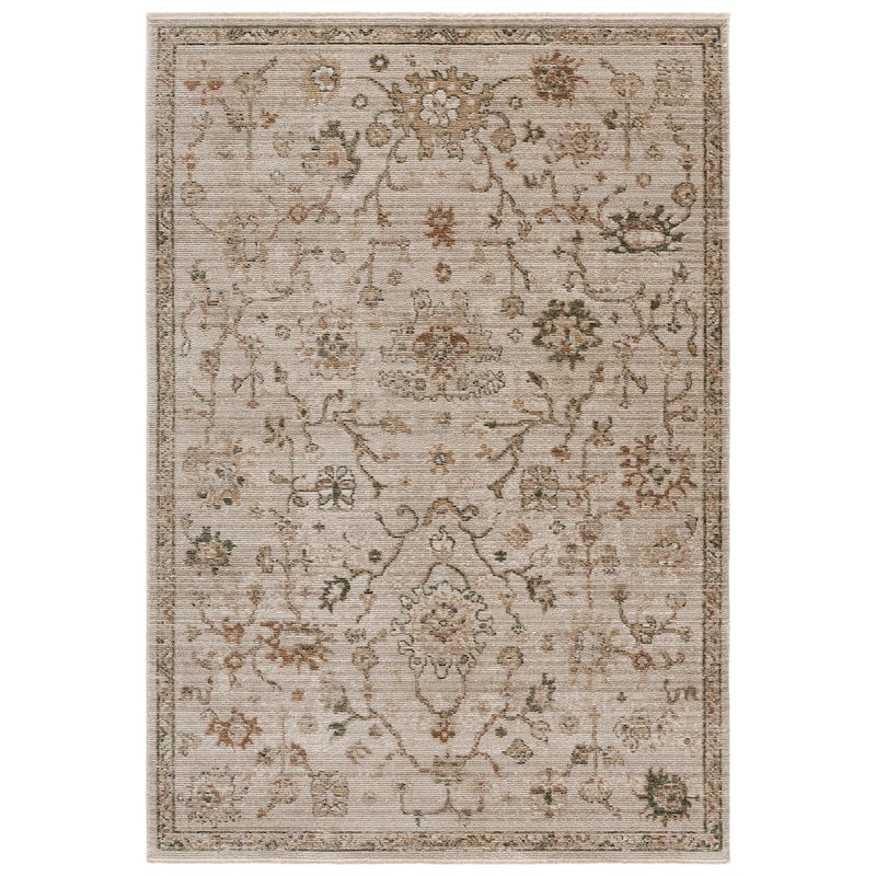 SAFAVIEH Hazel Maibrit Traditional Oriental Rug - 5'3" x 7'6" - Ivory/Beige