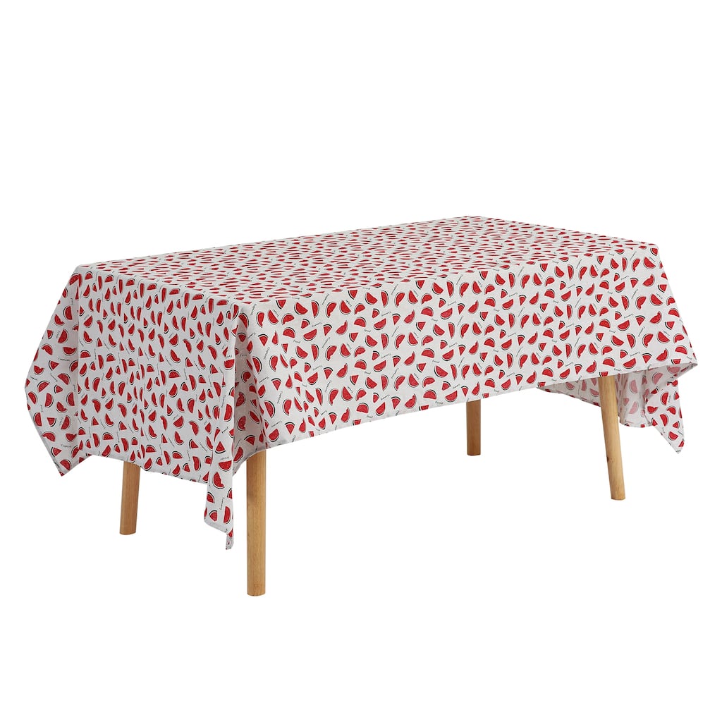 Rectangle Tablecloth, Wrinkle-Resistant Washable Polyester Table Cover, for Kitchen or Dining