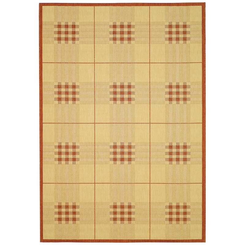 SAFAVIEH Courtyard Jacqui Indoor/ Outdoor Waterproof Patio Backyard Rug
