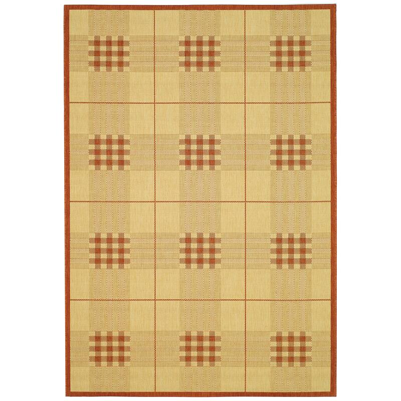 SAFAVIEH Courtyard Jeraldine Indoor/ Outdoor Waterproof Patio Backyard Rug