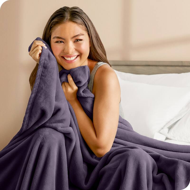Bare Home Microplush Fleece Blanket - Ultra-Soft - Cozy Fuzzy Warm