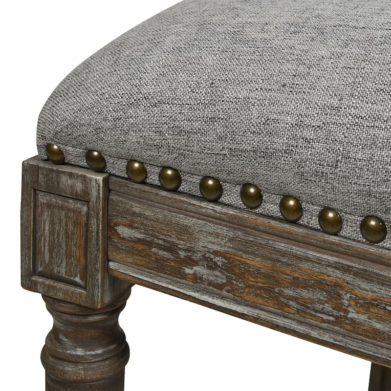 Rattan Wicker High Back Armless Counter Bar Stool