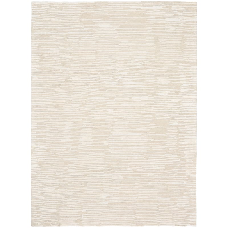 Calvin Klein Linear Modern Textured Shimmer Shag Area Rug