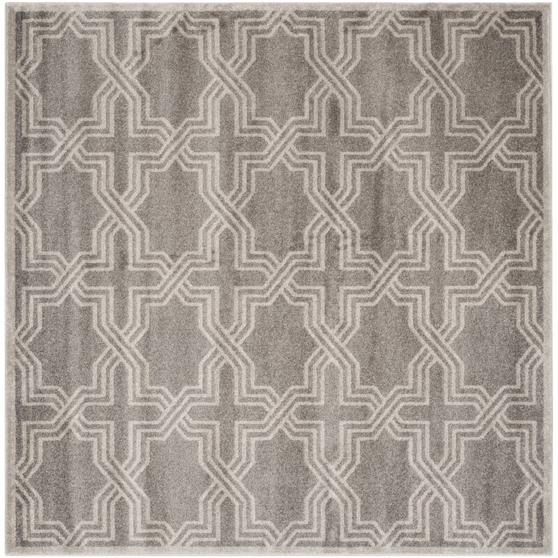 SAFAVIEH Amherst Irini Modern Rug - 7' Square - Grey/Light Grey
