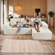 preview thumbnail 26 of 24, Oversized Loveseat Chaise Lounge Chair Indoor Comfy Deep Seat Sleeper Couch - 1 Set