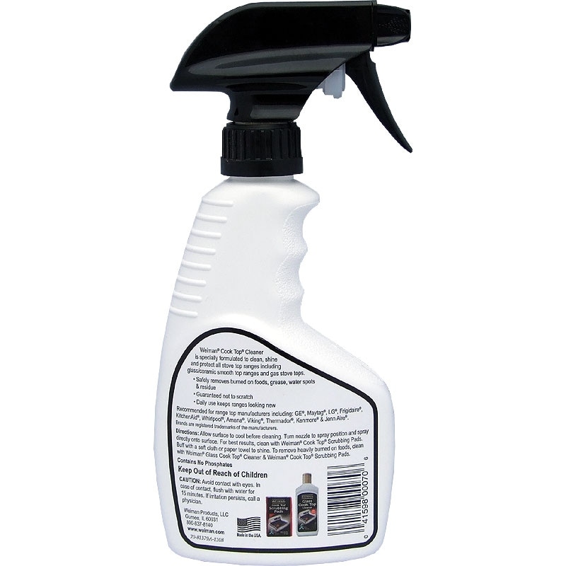 Weiman Cook Top Cleaner Spray Case Of 6 12 Fl Oz Weiman Cook Top Cleaner Spray