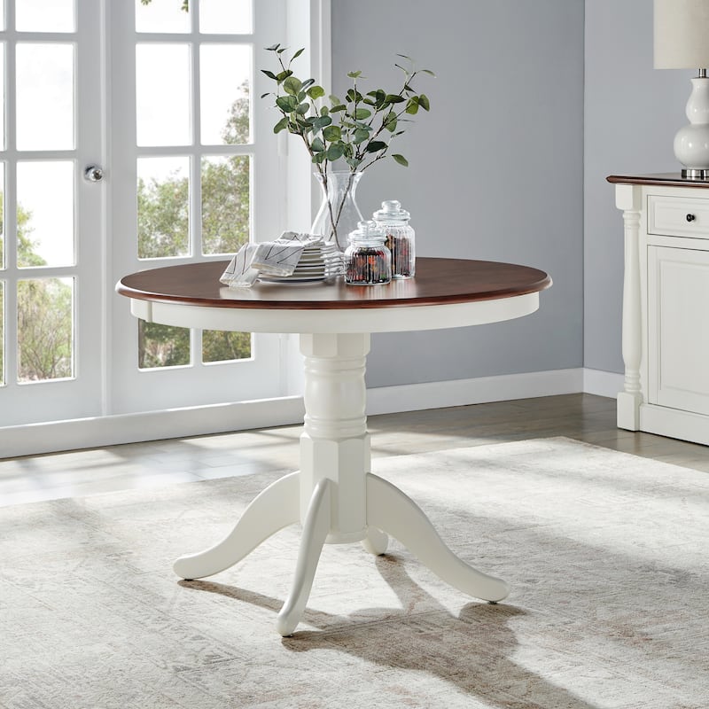 Crosley Shelby Round Dining Table - 42 "W x 42 "D x 30.5 "H