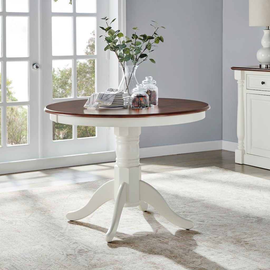 Crosley Shelby Round Dining Table - 42 "W x 42 "D x 30.5 "H