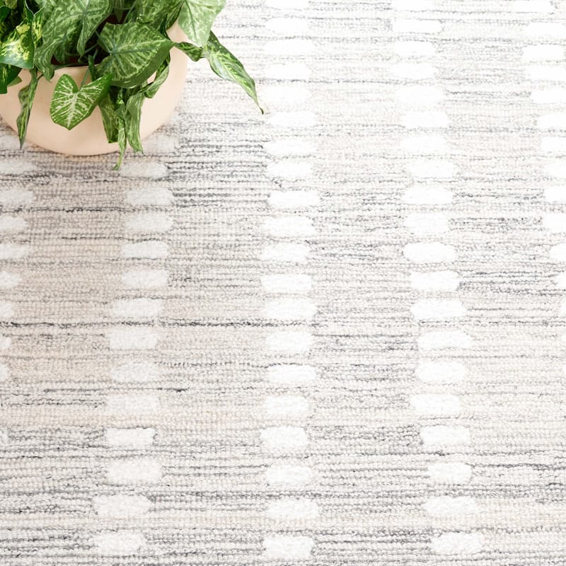 SAFAVIEH Handmade Abstract Damhnait Contemporary Wool Rug