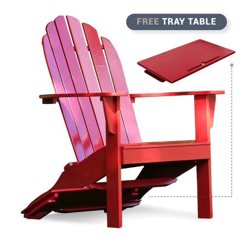 Cambridge Casual Alston Adirondack Chair - Red