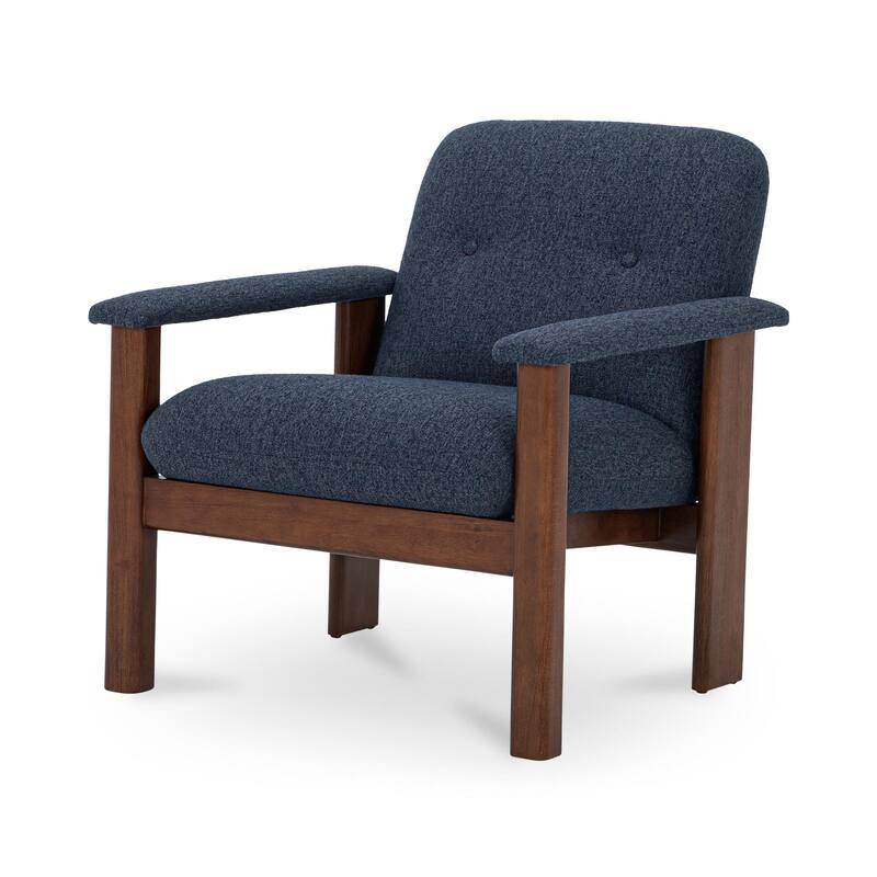 NADAAL STUDIOS Sawyer, Lounge Chair Recycled Upholstery, Green