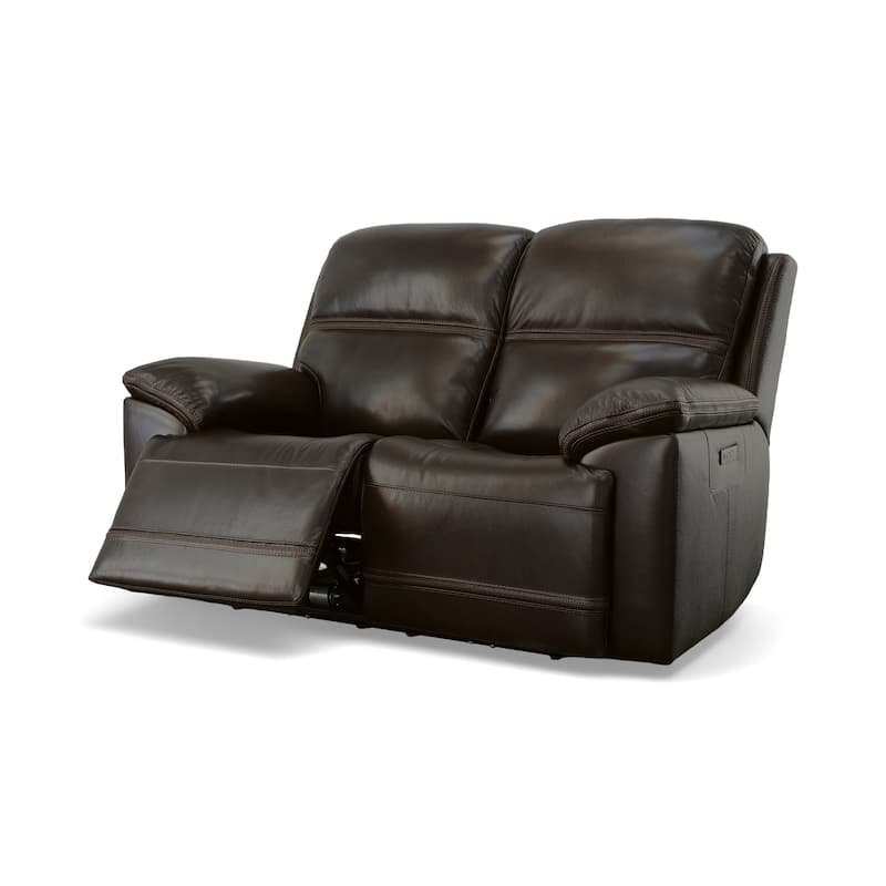 Jackson Power Reclining Loveseat with Power Headrests by Flexsteel - 66" x 42" x 41"