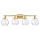 Option Brushed Brass / Clear
