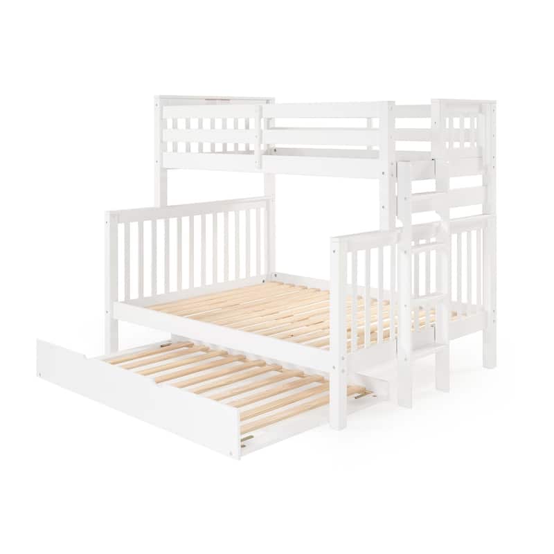 Taylor & Olive Trillium Twin over Full Bunk Bed Ladder, Twin Trundle