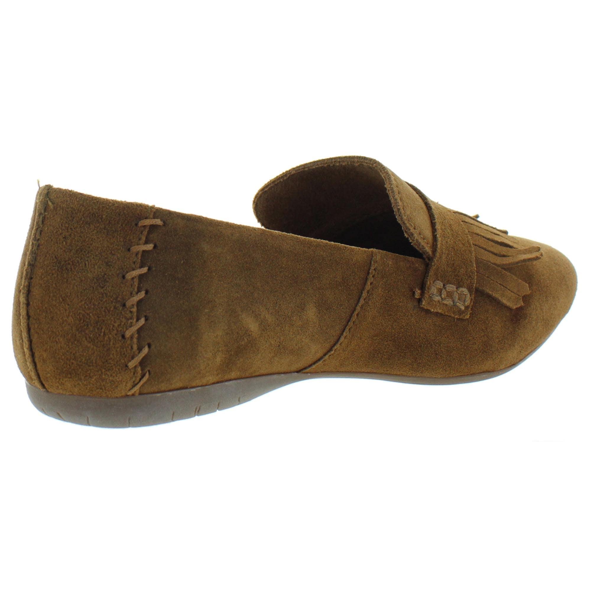 Born Womens Mcgee Loafers Suede Slip On 