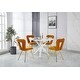 preview thumbnail 8 of 19, Modern chair(set of 2 ) with iron tube legs, soft cushions and comfortable backrest, hairball back