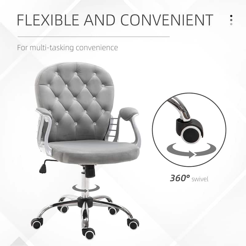 Velvet Home Office Chair