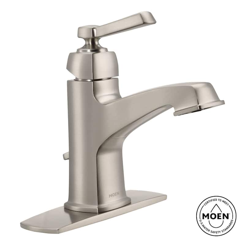 Moen Boardwalk Single Hole Bathroom Faucet