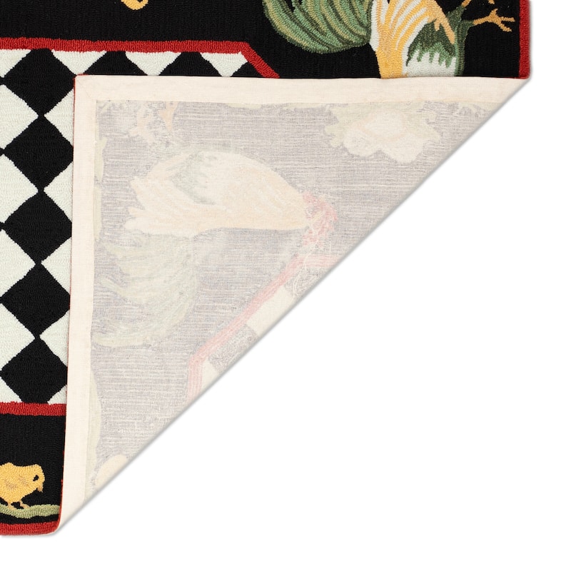 Liora Manne Frontporch Rooster Indoor/Outdoor Rug - 2' x 5'