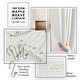 preview thumbnail 4 of 7, Clara Clark Bamboo Bathroom Accessories Set with Shower Curtain Set, Toilet Brush, Trash Can & Soap Dispenser