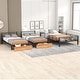 preview thumbnail 3 of 11, Metal Bunk Bed with Drawers and Guardrails, Triple Beds, Black