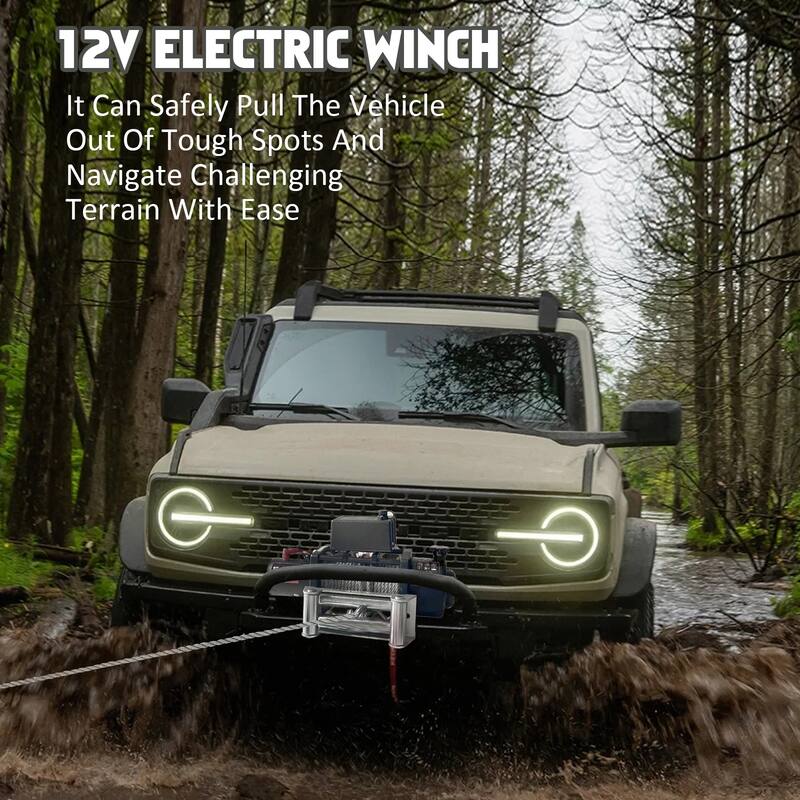 18800lbs Electric Winch with Wireless Handheld Remote