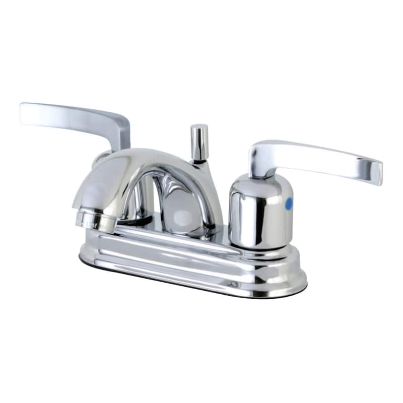 Kingston Brass Centurion 1.2 GPM Centerset Bathroom Faucet with Flat - Polished Chrome