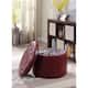 Option Burgundy Faux Leather