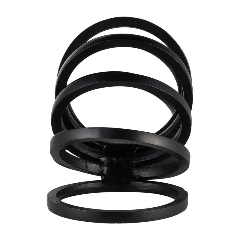Sagebrook Home Modern Aluminum Metal Decorative Object - Geometric Sculptural Accent for Contemporary Home Decor