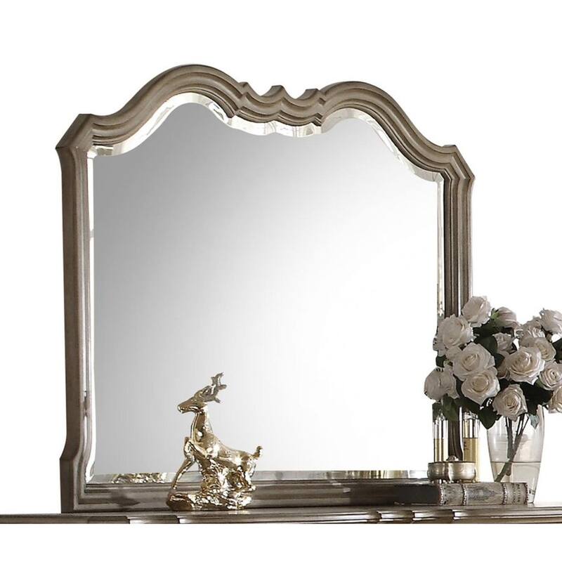 Chelmsford Antique Taupe Finish Mirror - taupe