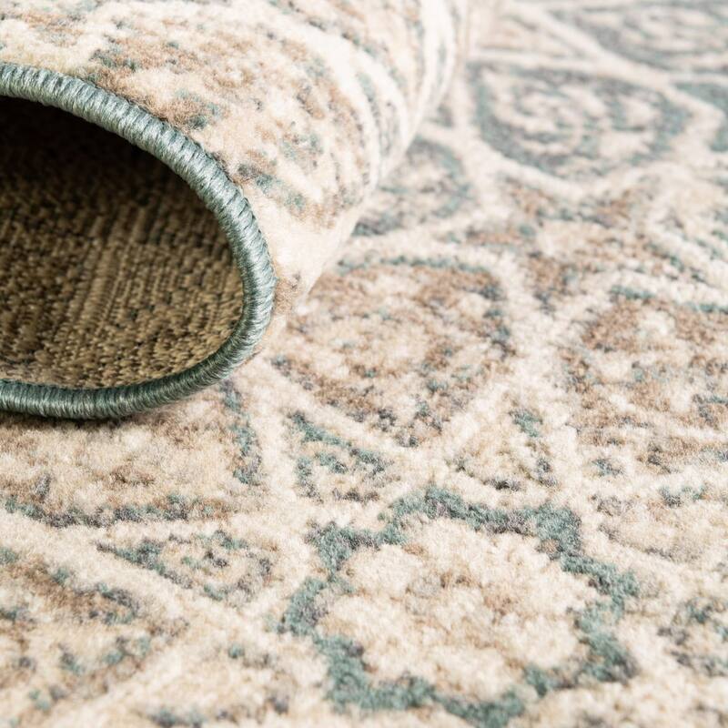 Contemporary Daisy Collection Area Rug