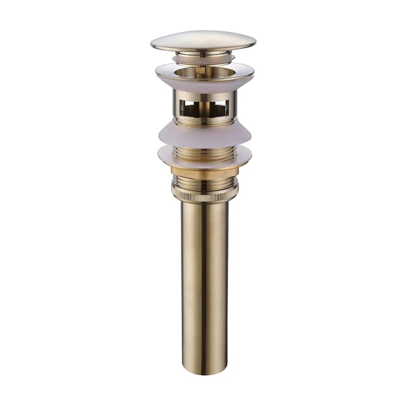 2.36'' W Pop-Up Kitchen Sink Drain - N/A - Brushed Gold
