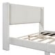 preview thumbnail 8 of 28, Queen Size Corduroy Upholstered Platform Bed with Wingback Headboard