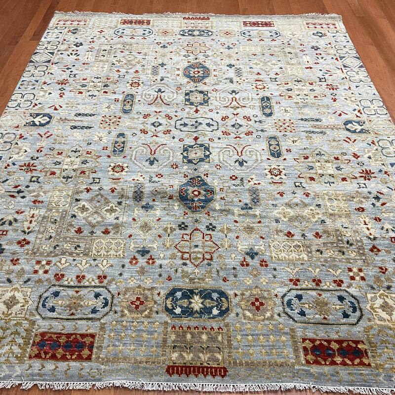 HERAT ORIENTAL Handmade Indo Mamluk Wool Rugs - 8' x 10'2"