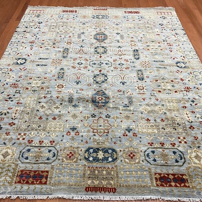 HERAT ORIENTAL Handmade Indo Mamluk Wool Rugs - 8' x 10'2"