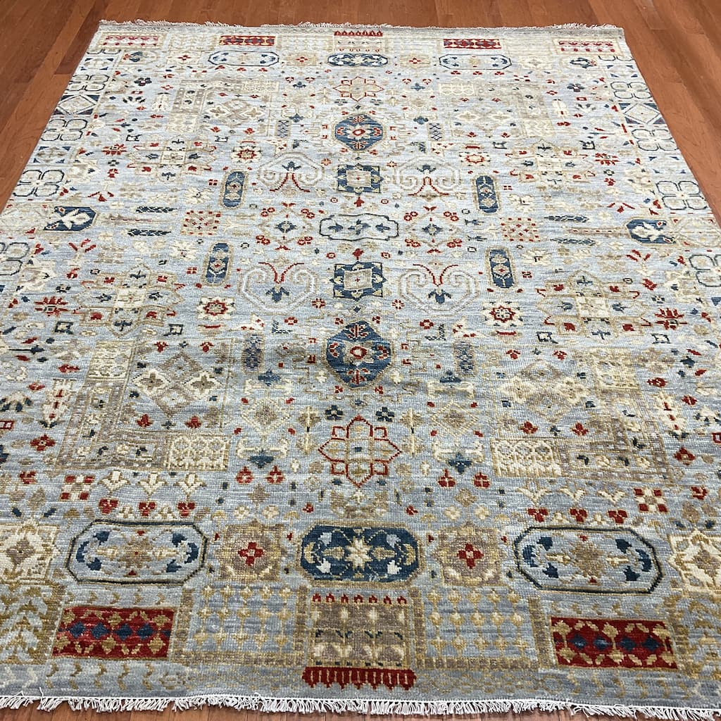 HERAT ORIENTAL Handmade Indo Mamluk Wool Rugs - 8' x 10'2"