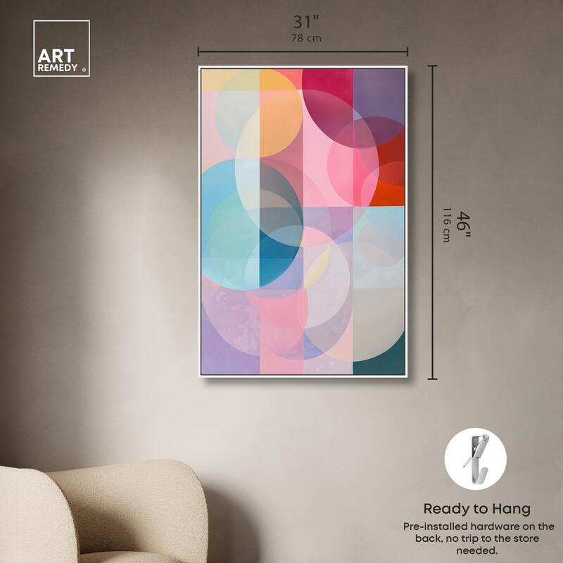 Oneiric Circles IV Canvas by Art Remedy