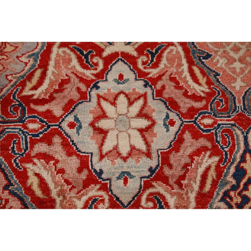 Vegetable Dye Ziegler Rug Handmade Traditional Wool Carpet - 9'0"x 12'2"