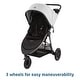 preview thumbnail 4 of 14, Gia XP Luxe 3-Wheel Travel System - Midnight Moon -Black-Grey