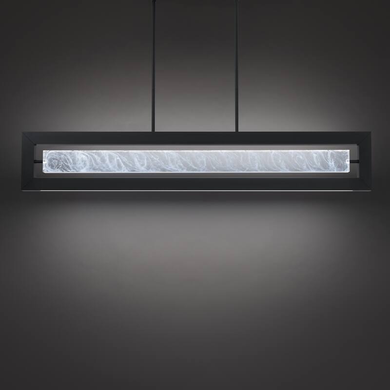 Equilibrium 48in LED Linear Pendant with Adjustable Centerpiece 3000K