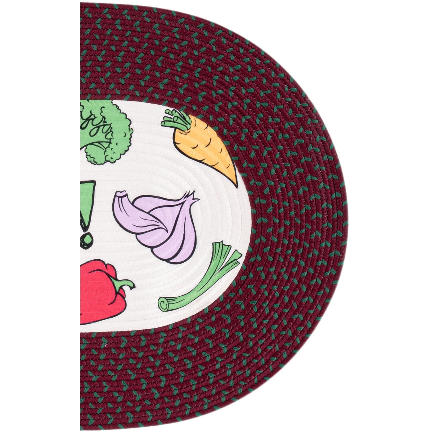 SAFAVIEH Handmade Braided Kitchen Poster Galja Rug - 1'8" x 4' Oval