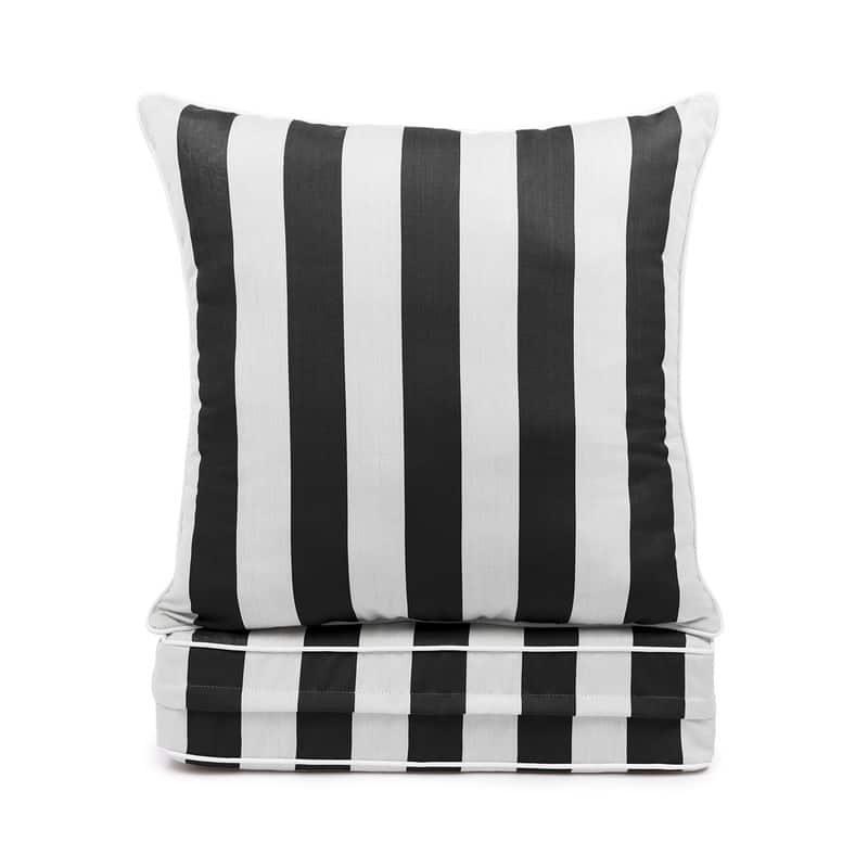 Sherry Kline Indoor/Outdoor Cabana Stripe Deep Seat Cushion (Seat & Back)