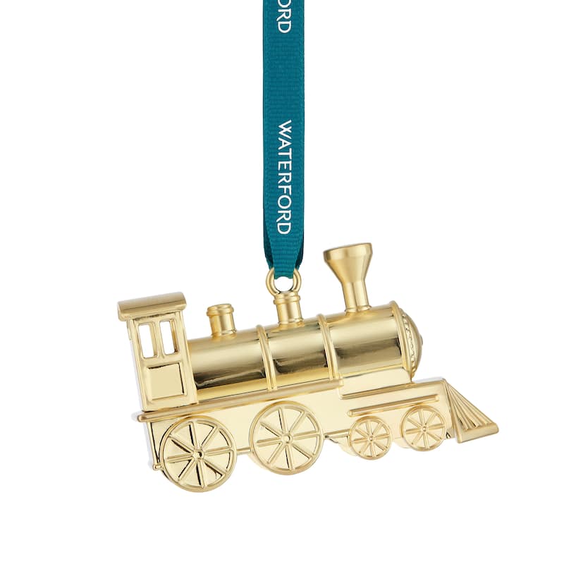 Waterford Steam Train Golden Ornament