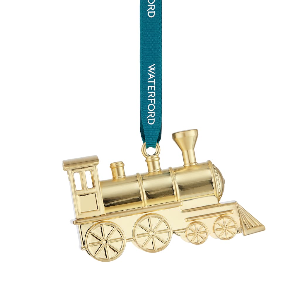 Waterford Steam Train Golden Ornament